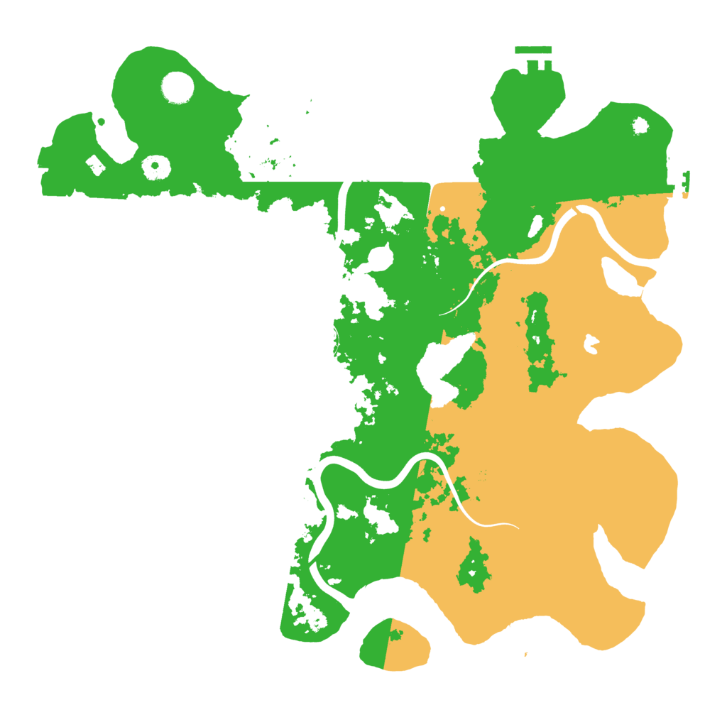 Biome Rust Map: Procedural Map, Size: 4000, Seed: 46611
