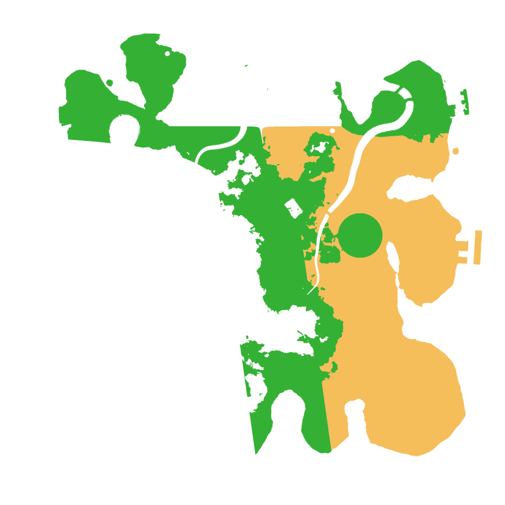 Biome Rust Map: Procedural Map, Size: 3000, Seed: 1829923550