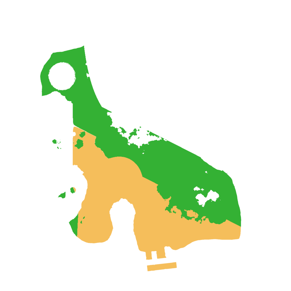 Biome Rust Map: Procedural Map, Size: 2000, Seed: 2020788736