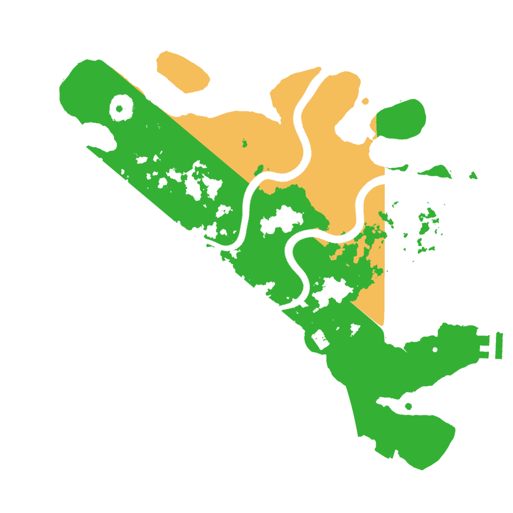 Biome Rust Map: Procedural Map, Size: 3000, Seed: 94264