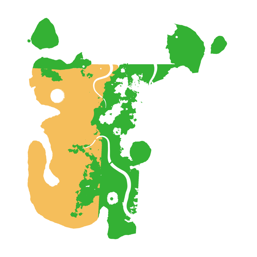 Biome Rust Map: Procedural Map, Size: 3250, Seed: 522472093