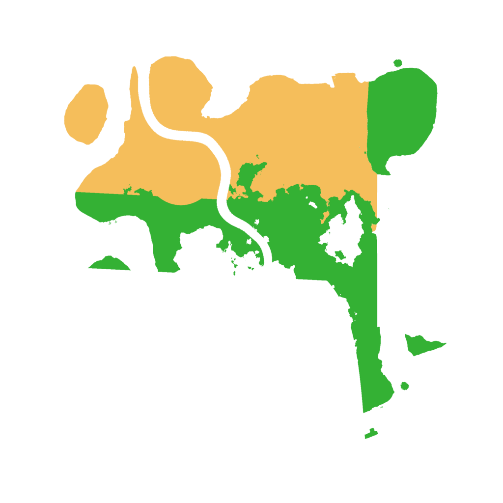 Biome Rust Map: Procedural Map, Size: 2500, Seed: 708376030