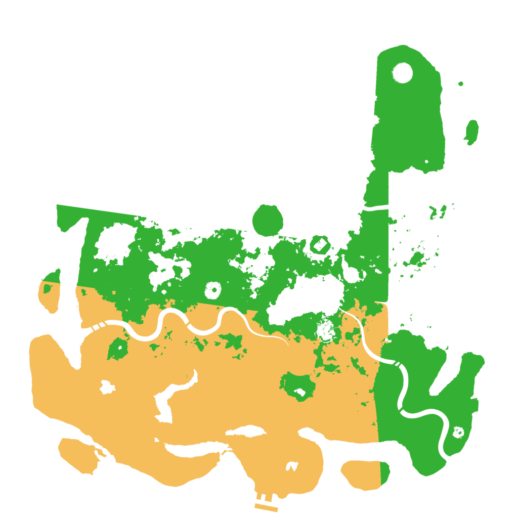 Biome Rust Map: Procedural Map, Size: 4500, Seed: 1607479175