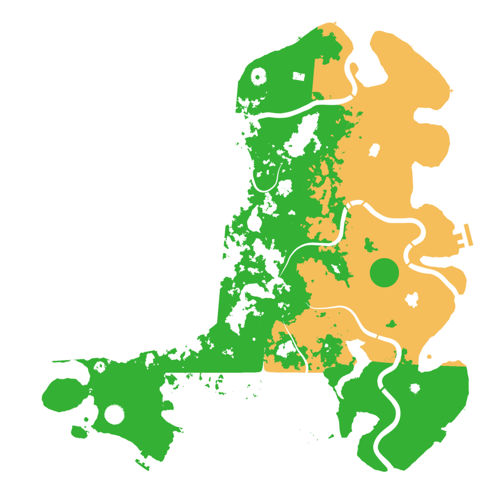 Biome Rust Map: Procedural Map, Size: 4500, Seed: 2116633843