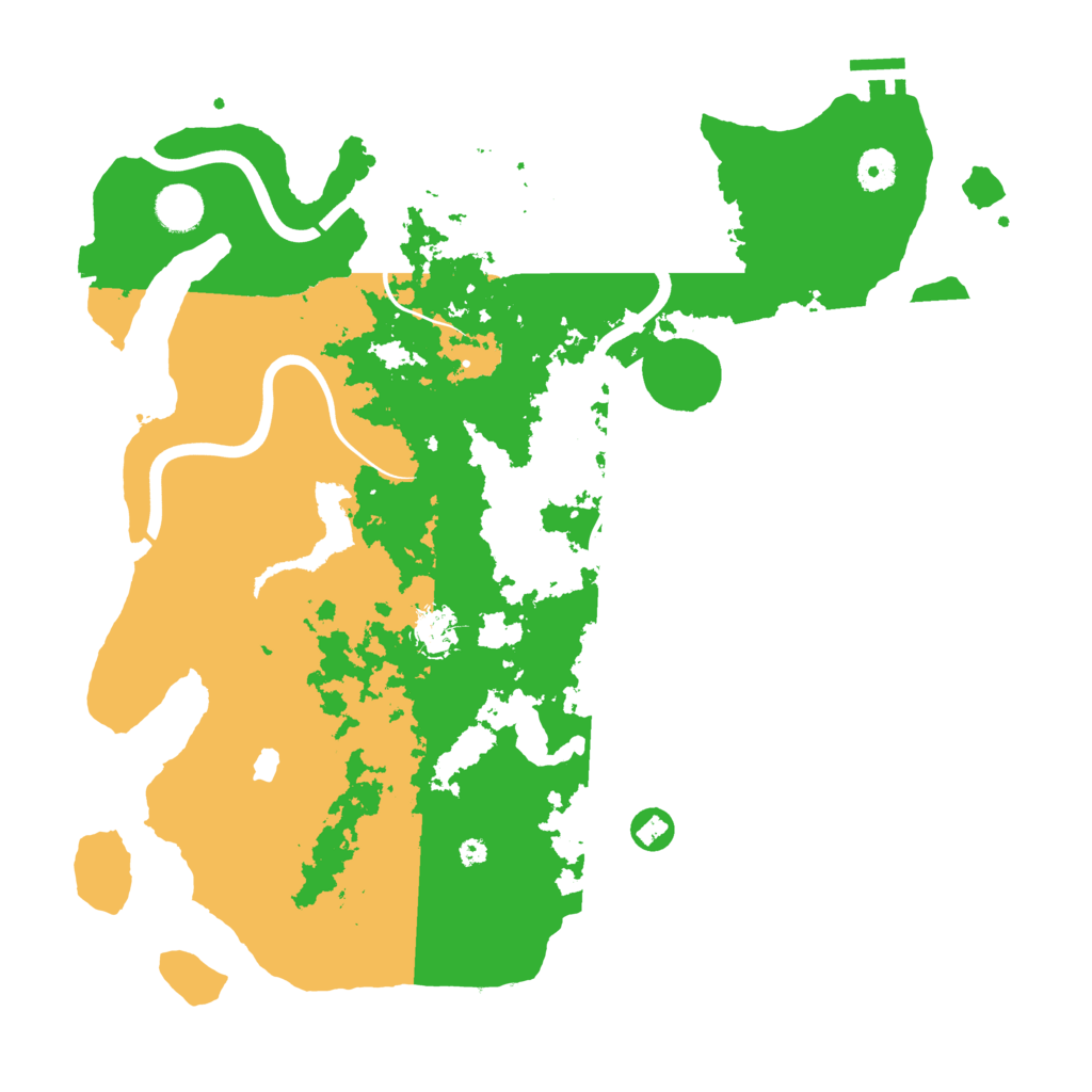 Biome Rust Map: Procedural Map, Size: 4000, Seed: 154192548
