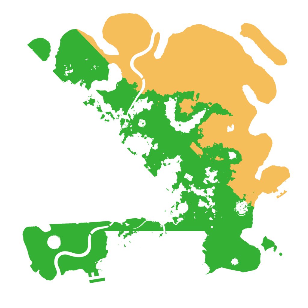 Biome Rust Map: Procedural Map, Size: 4000, Seed: 2142736760