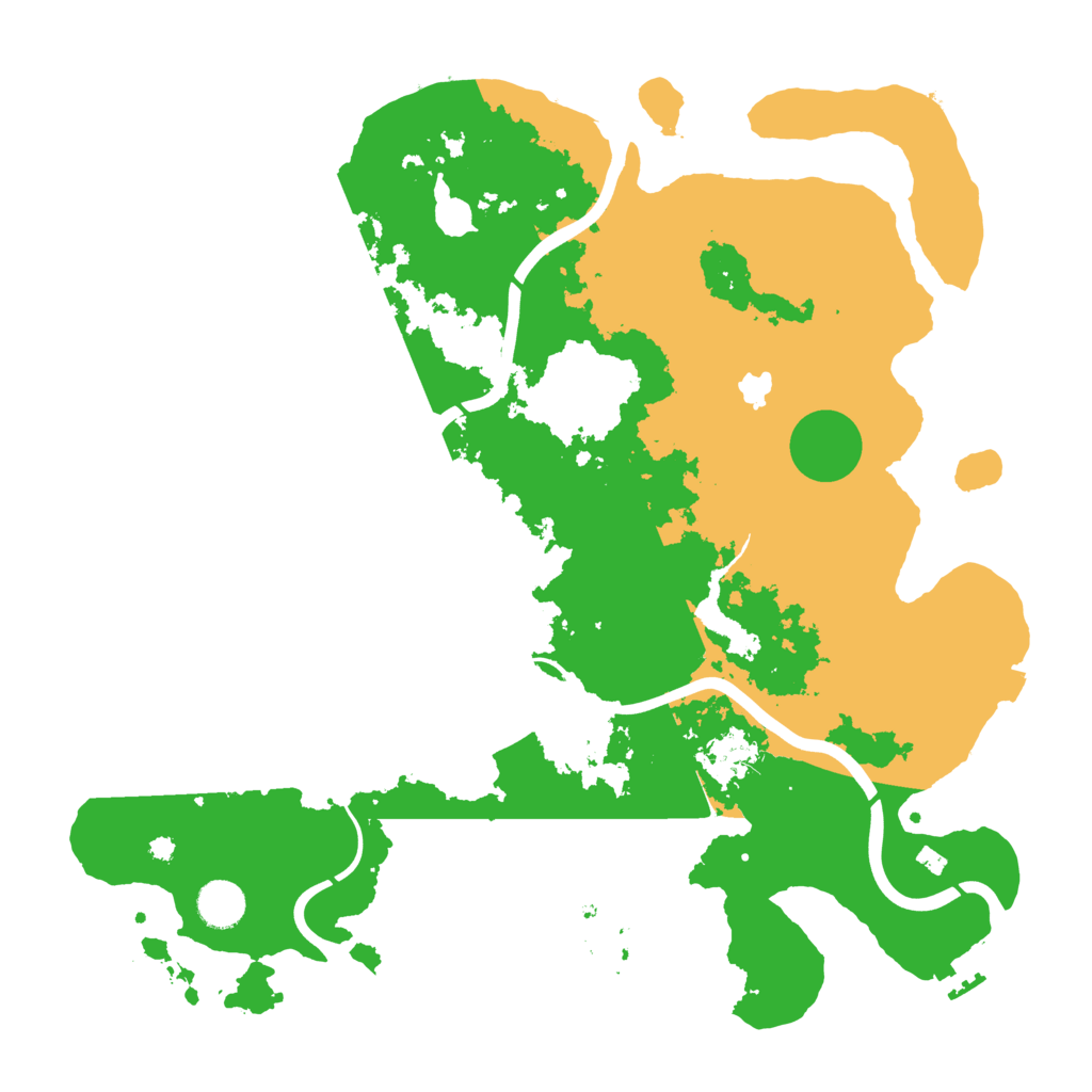 Biome Rust Map: Procedural Map, Size: 4000, Seed: 518761278