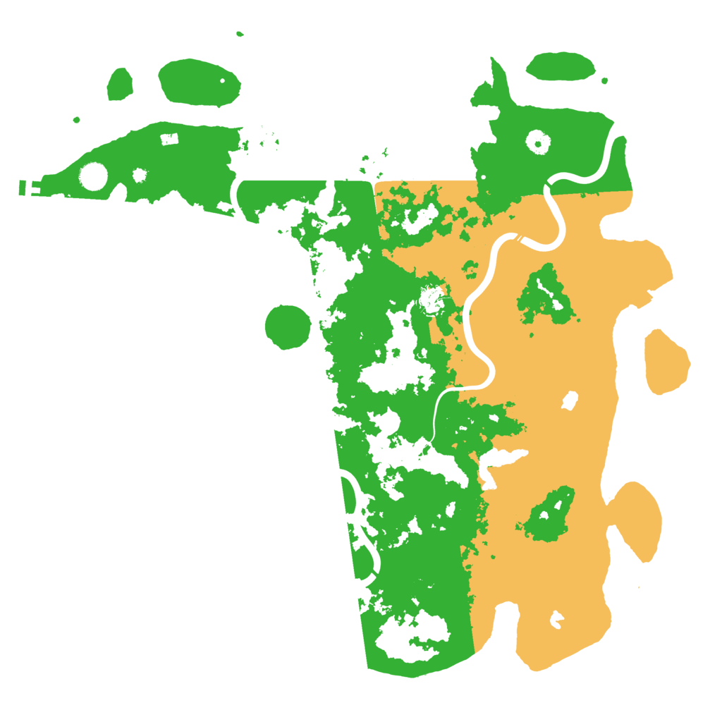 Biome Rust Map: Procedural Map, Size: 4500, Seed: 1829923550