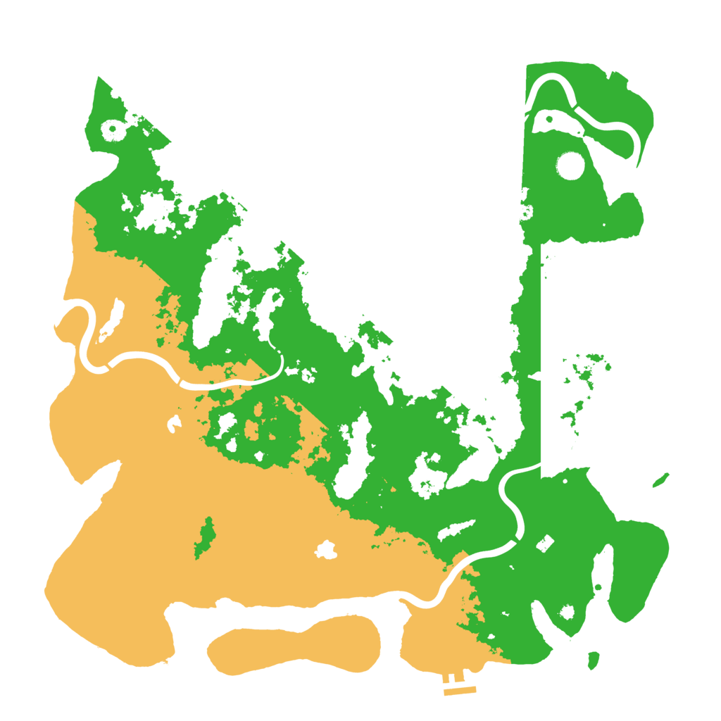 Biome Rust Map: Procedural Map, Size: 4500, Seed: 288790971