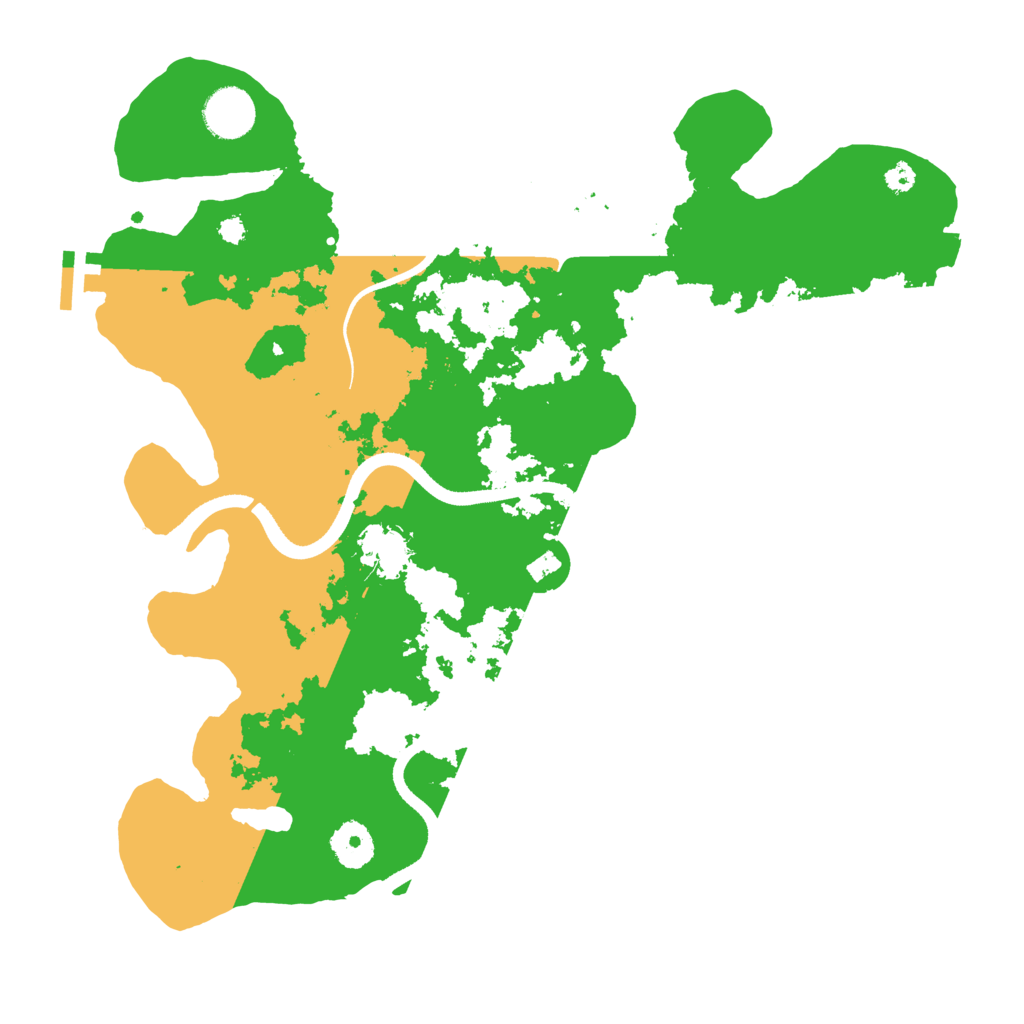 Biome Rust Map: Procedural Map, Size: 3500, Seed: 1664264169