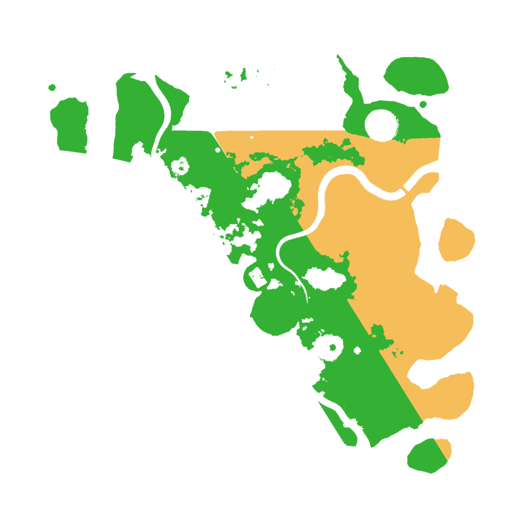 Biome Rust Map: Procedural Map, Size: 3000, Seed: 89977