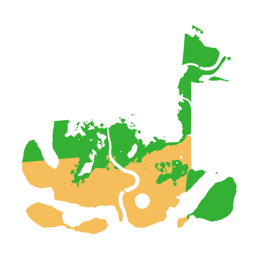 Biome Rust Map: Procedural Map, Size: 3000, Seed: 745448550