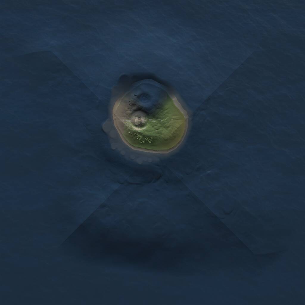 Rust Map: Procedural Map, Size: 1000, Seed: 115479, 1 Monuments