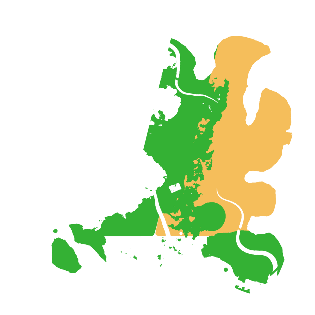 Biome Rust Map: Procedural Map, Size: 3000, Seed: 1600757422