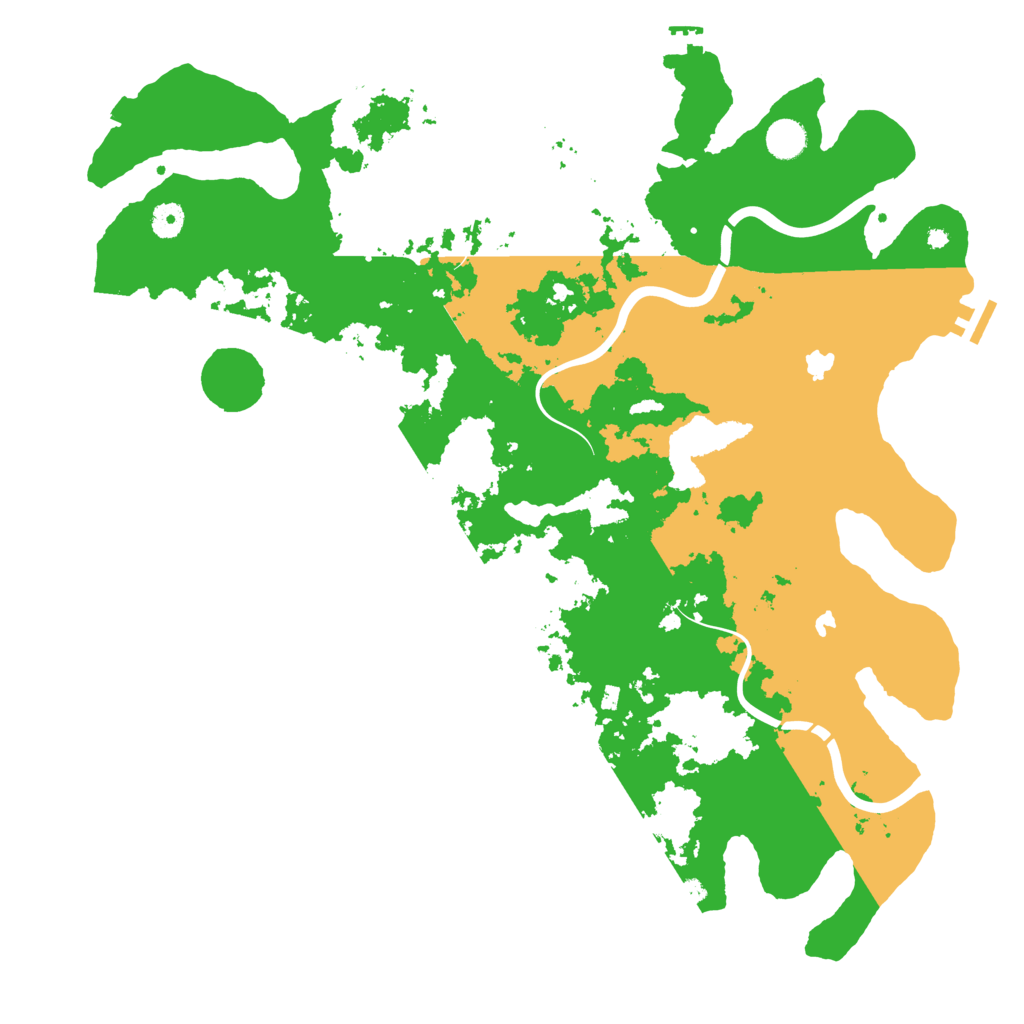 Biome Rust Map: Procedural Map, Size: 4500, Seed: 1885847881