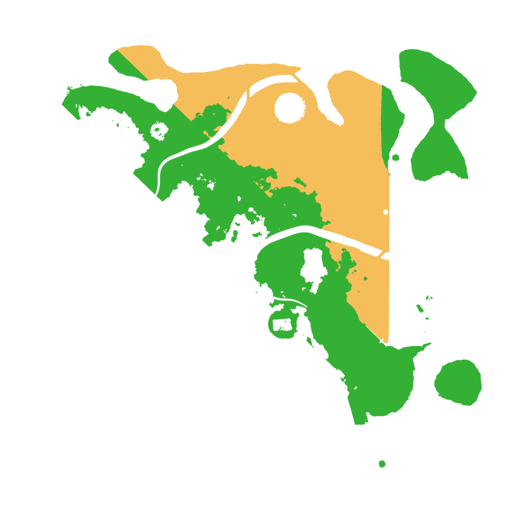 Biome Rust Map: Procedural Map, Size: 3000, Seed: 291812180