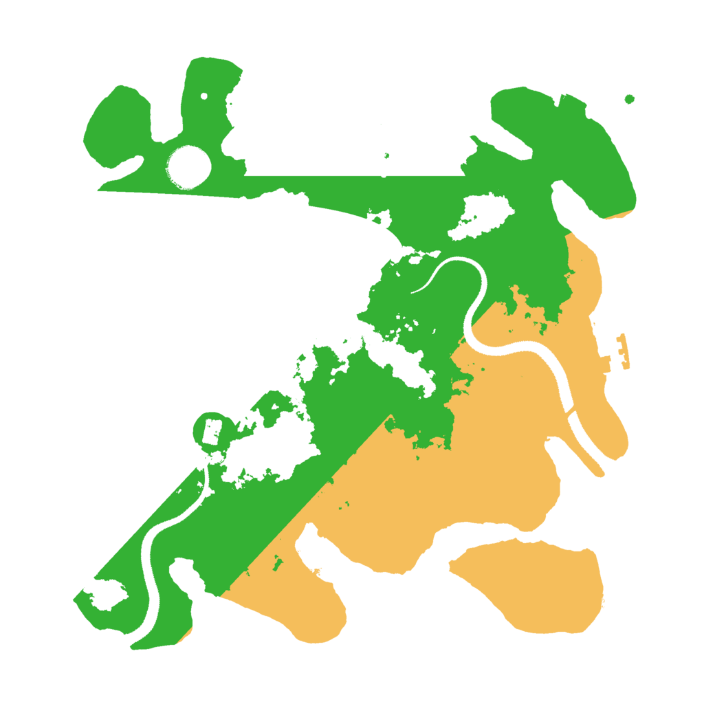 Biome Rust Map: Procedural Map, Size: 3000, Seed: 1700301062