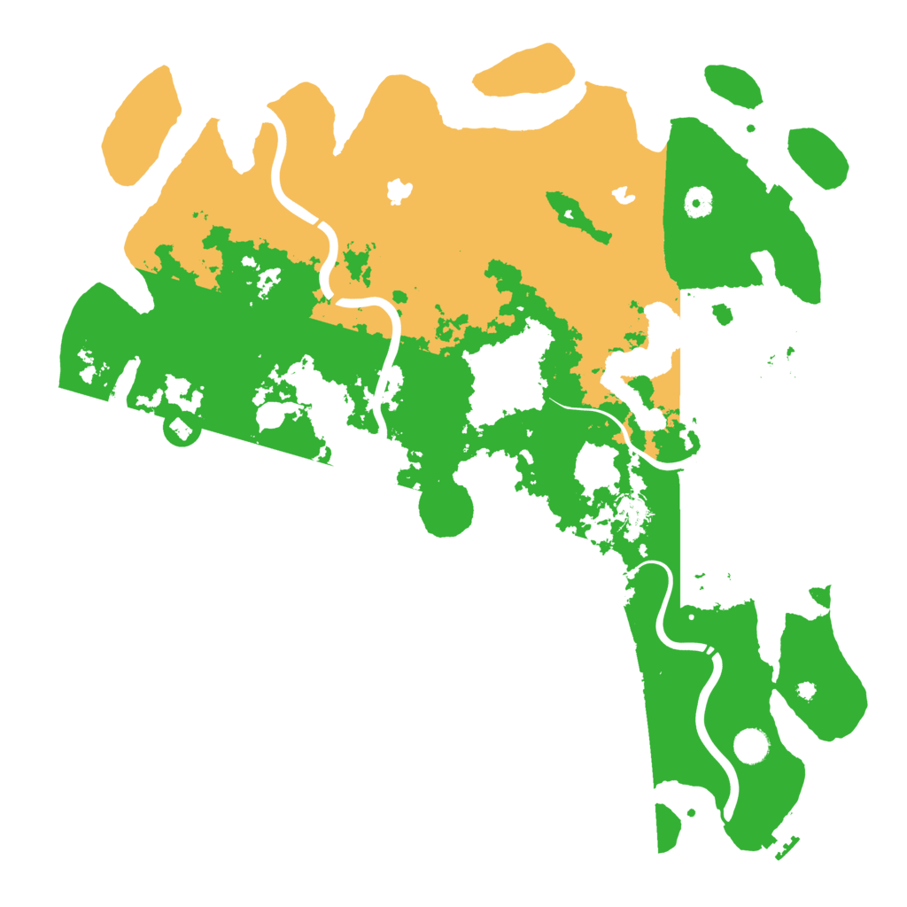 Biome Rust Map: Procedural Map, Size: 4500, Seed: 151862782
