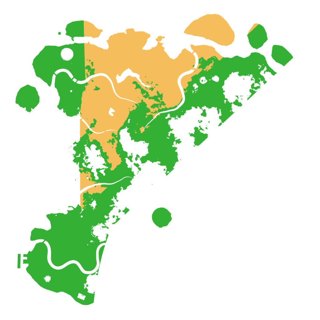 Biome Rust Map: Procedural Map, Size: 4500, Seed: 1085054750