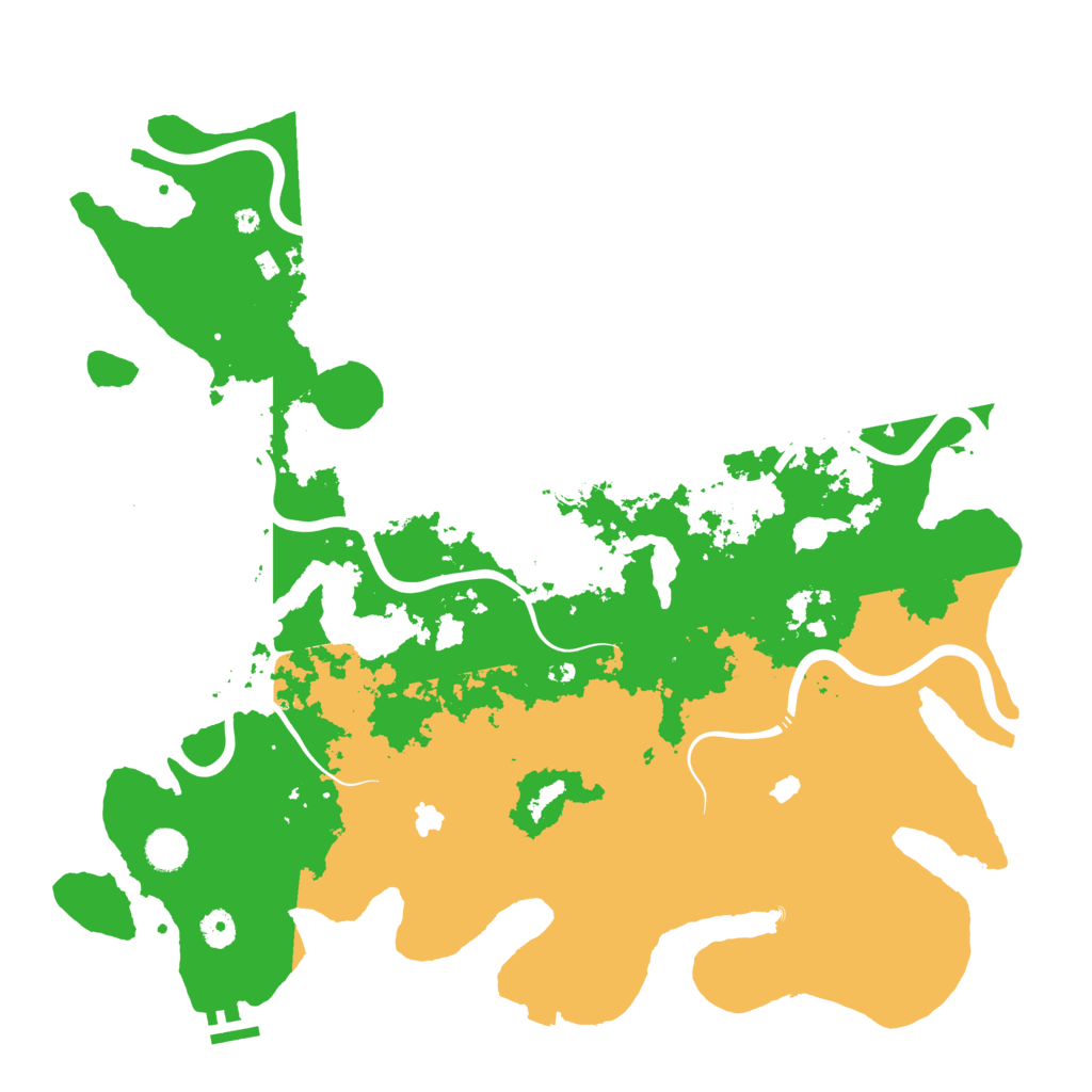 Biome Rust Map: Procedural Map, Size: 4500, Seed: 1303830500