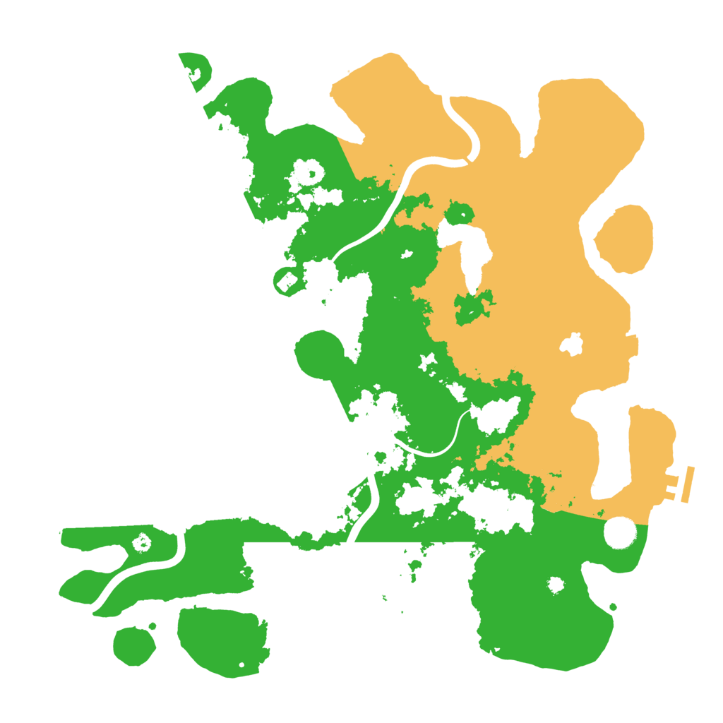 Biome Rust Map: Procedural Map, Size: 4000, Seed: 1115639491