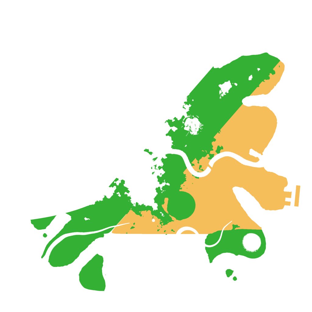Biome Rust Map: Procedural Map, Size: 3000, Seed: 659241711