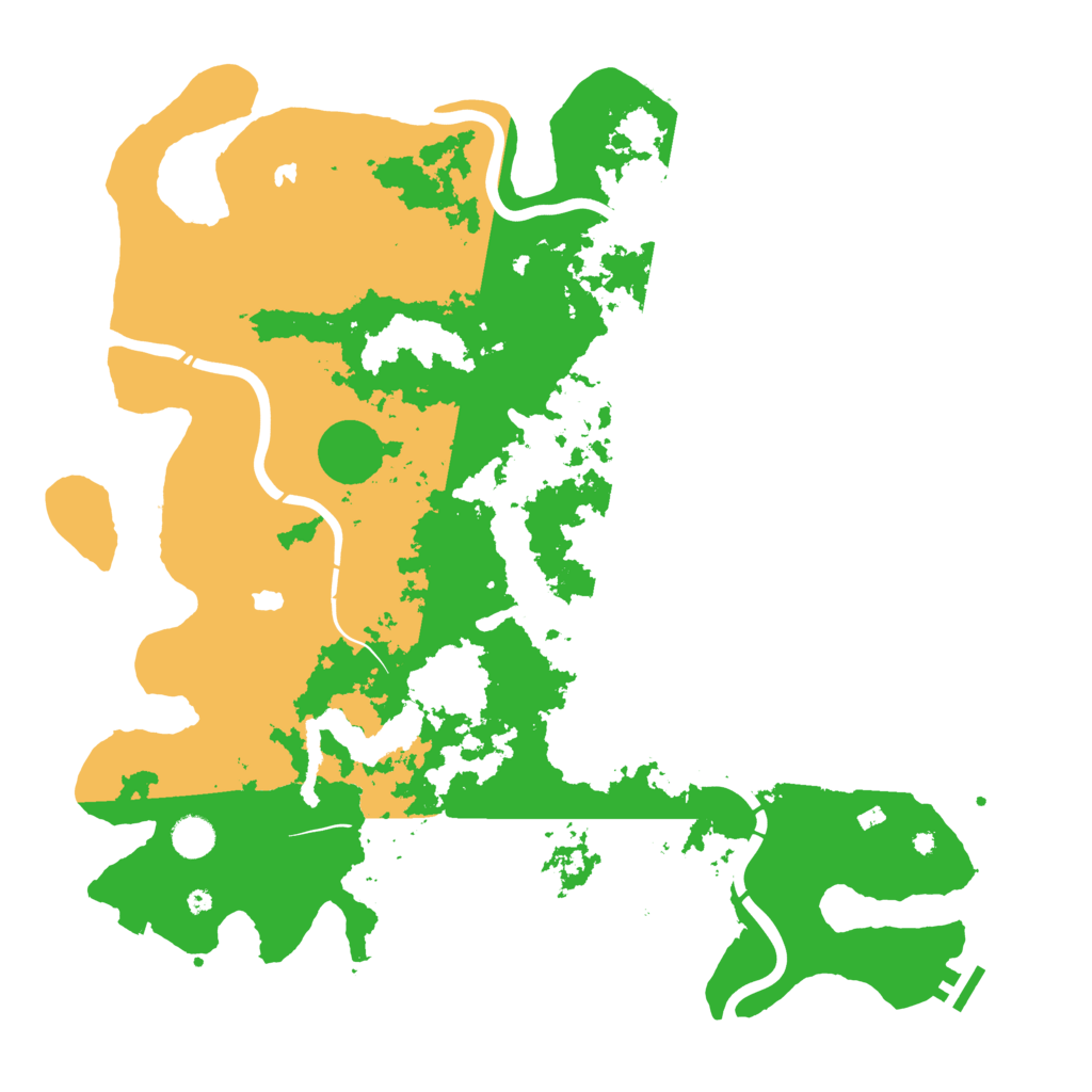 Biome Rust Map: Procedural Map, Size: 4500, Seed: 772002942