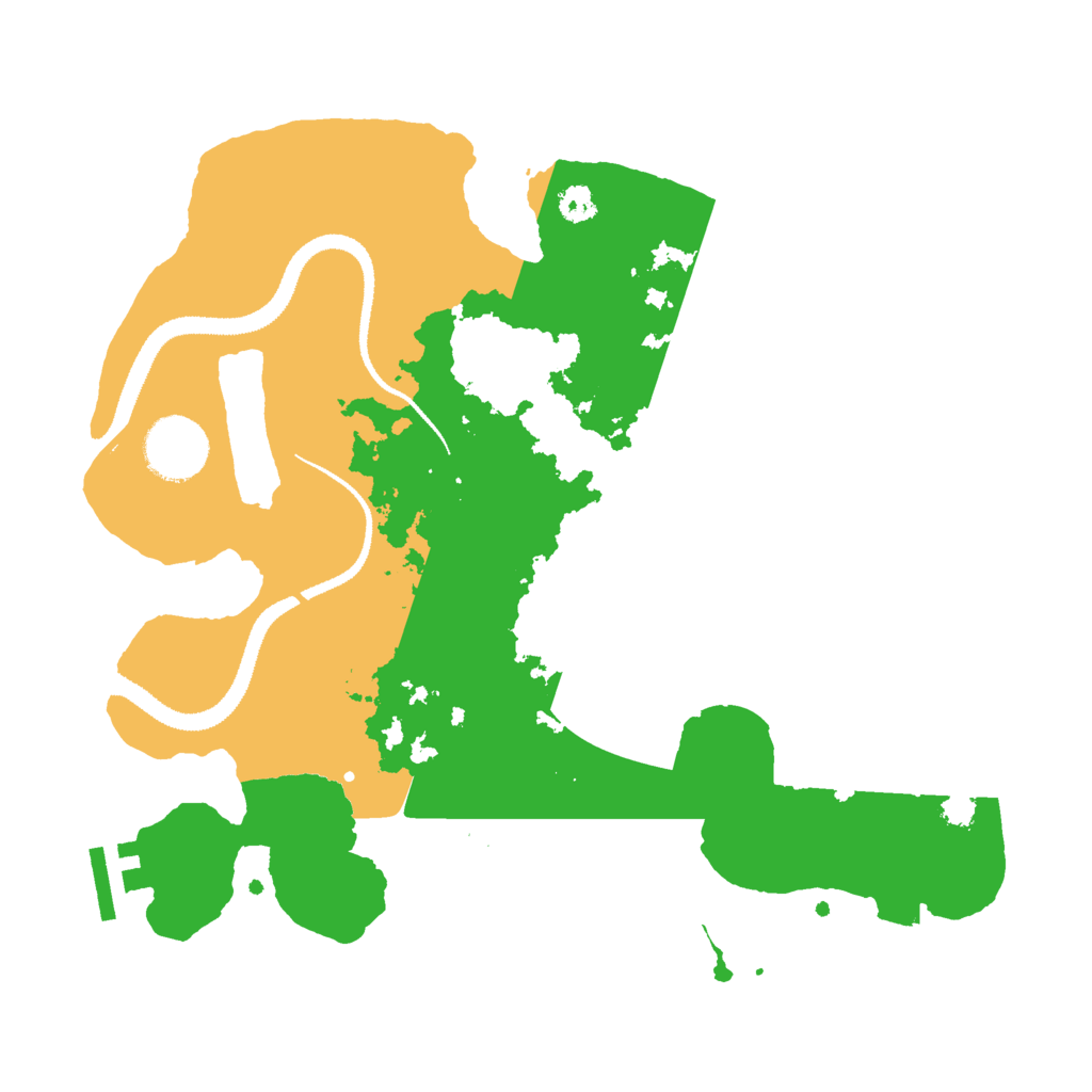 Biome Rust Map: Procedural Map, Size: 3000, Seed: 595030531