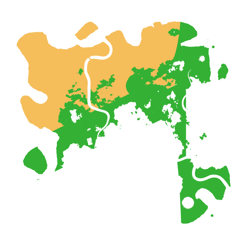 Biome Rust Map: Procedural Map, Size: 3750, Seed: 1042077897