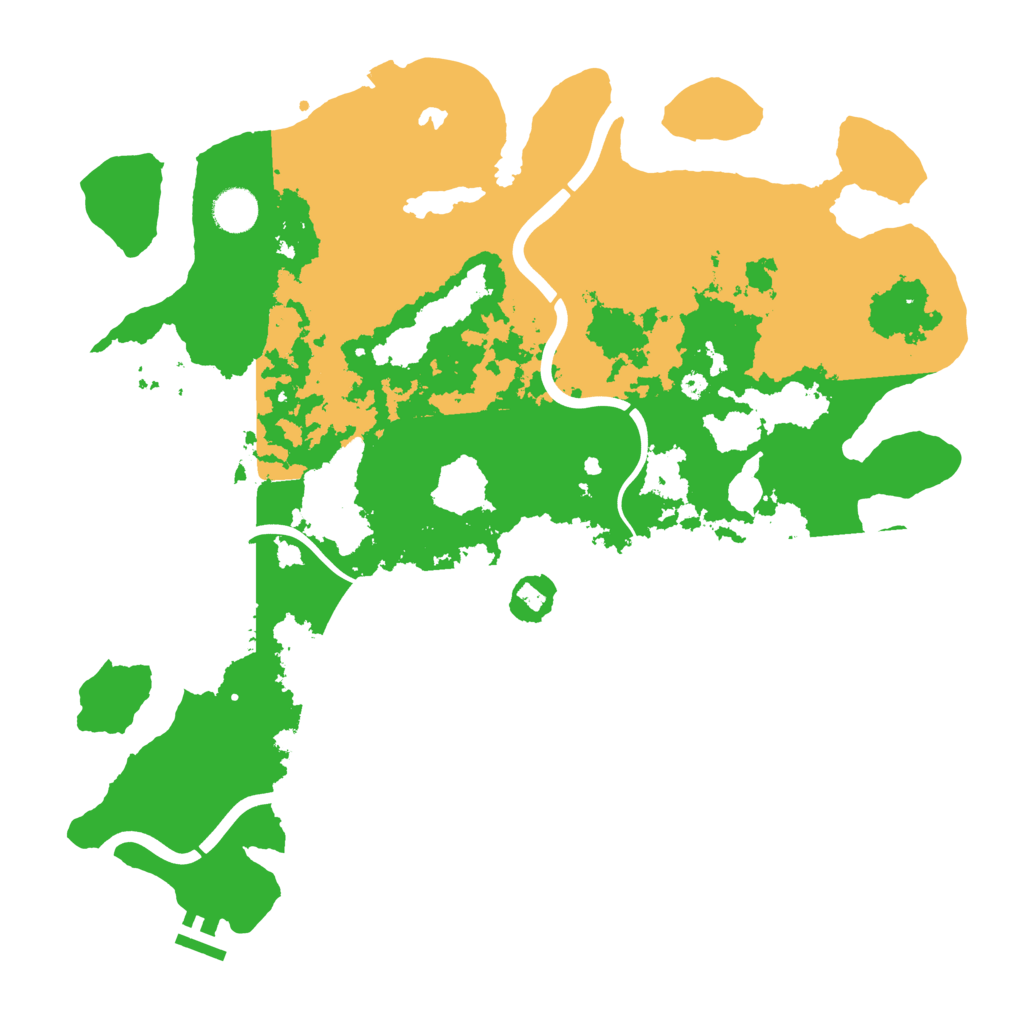 Biome Rust Map: Procedural Map, Size: 4000, Seed: 475615