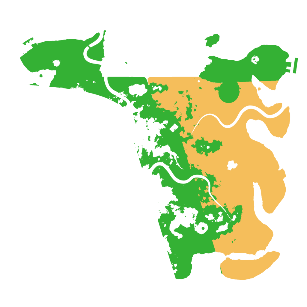 Biome Rust Map: Procedural Map, Size: 4000, Seed: 622406