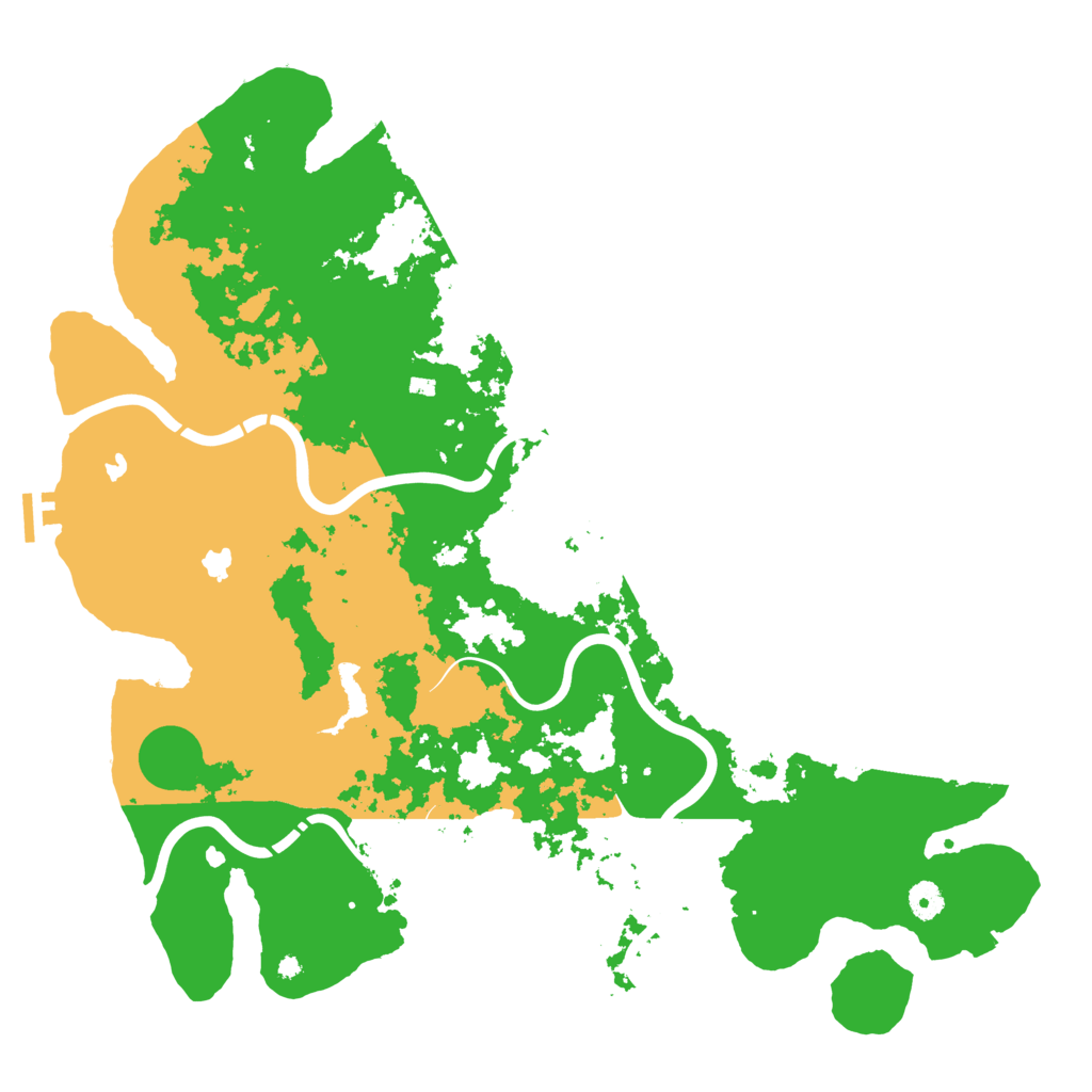 Biome Rust Map: Procedural Map, Size: 4500, Seed: 420939