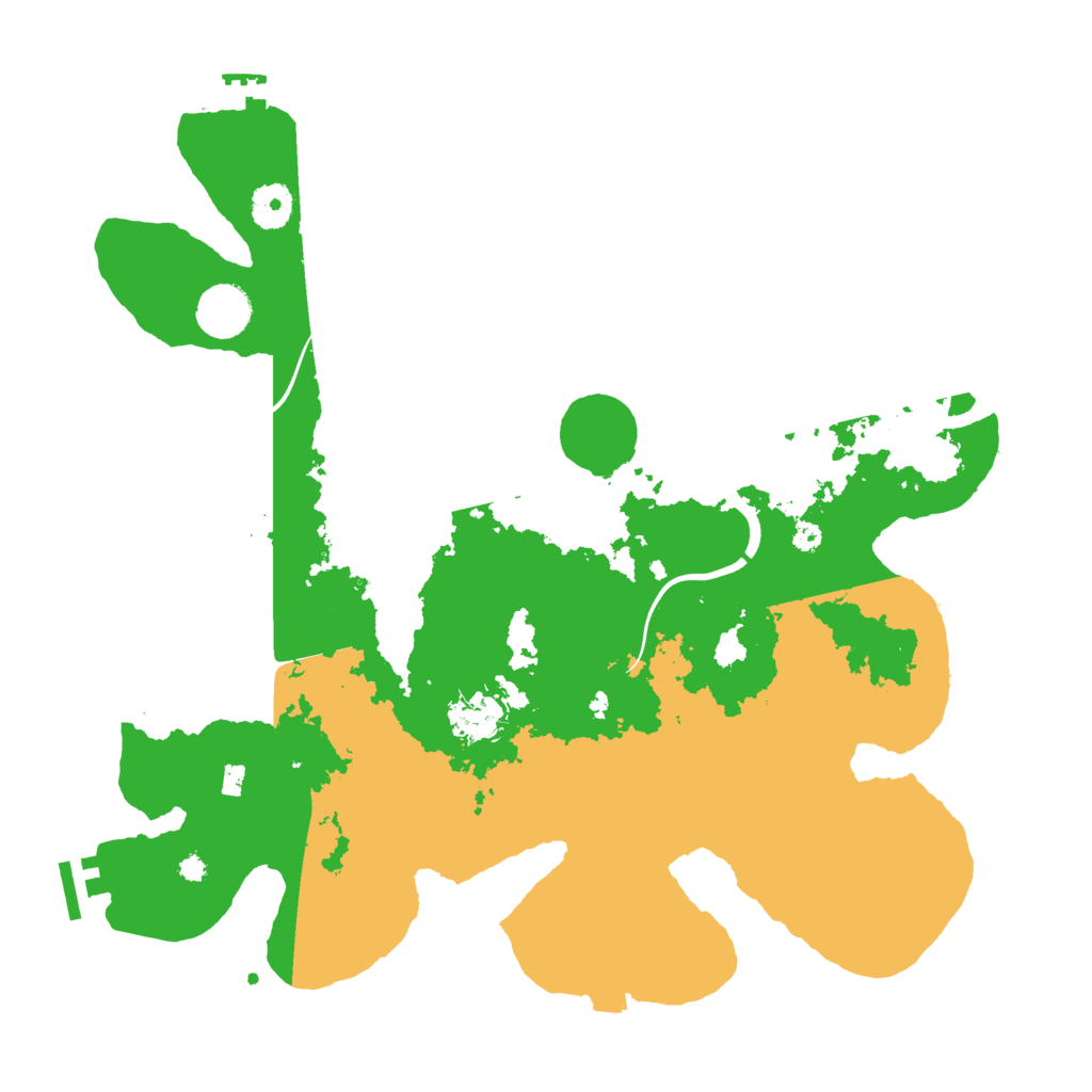 Biome Rust Map: Procedural Map, Size: 3750, Seed: 384941