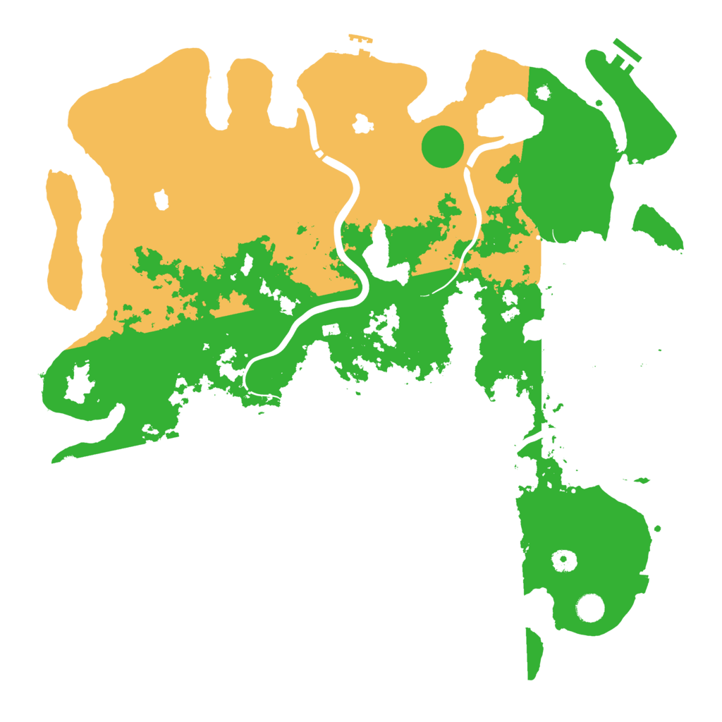 Biome Rust Map: Procedural Map, Size: 4500, Seed: 246747