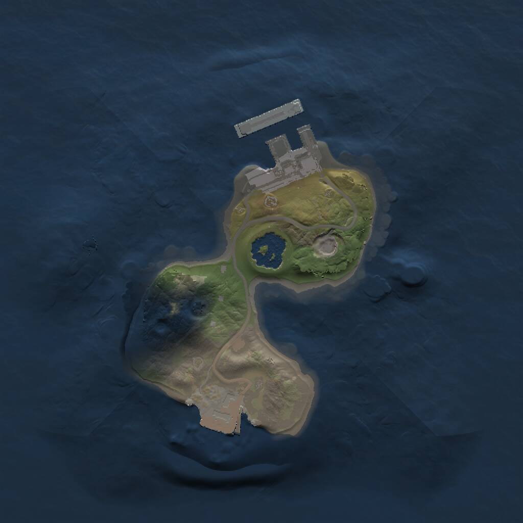 Rust Map: Procedural Map, Size: 1500, Seed: 31067225, 2 Monuments