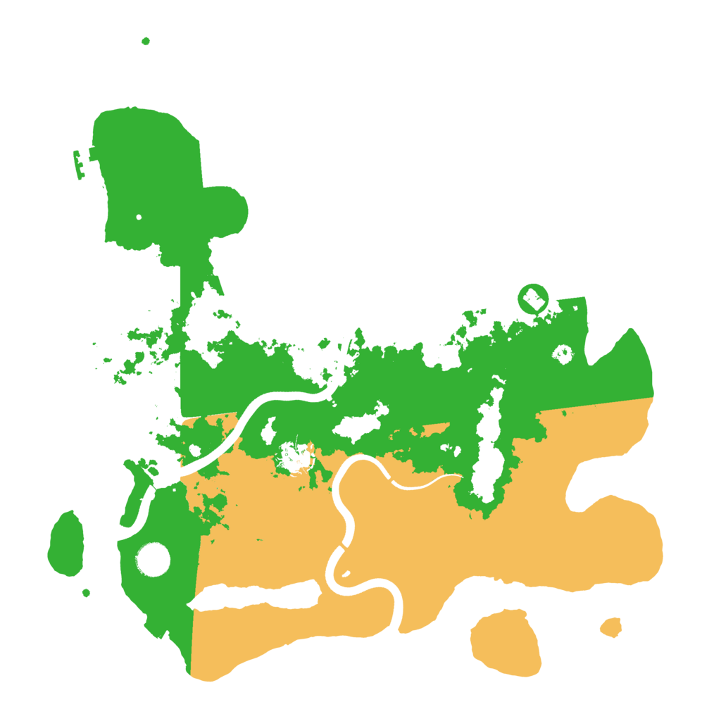 Biome Rust Map: Procedural Map, Size: 3750, Seed: 378981