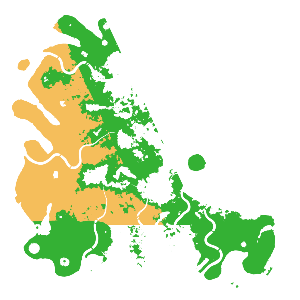 Biome Rust Map: Procedural Map, Size: 4900, Seed: 847281