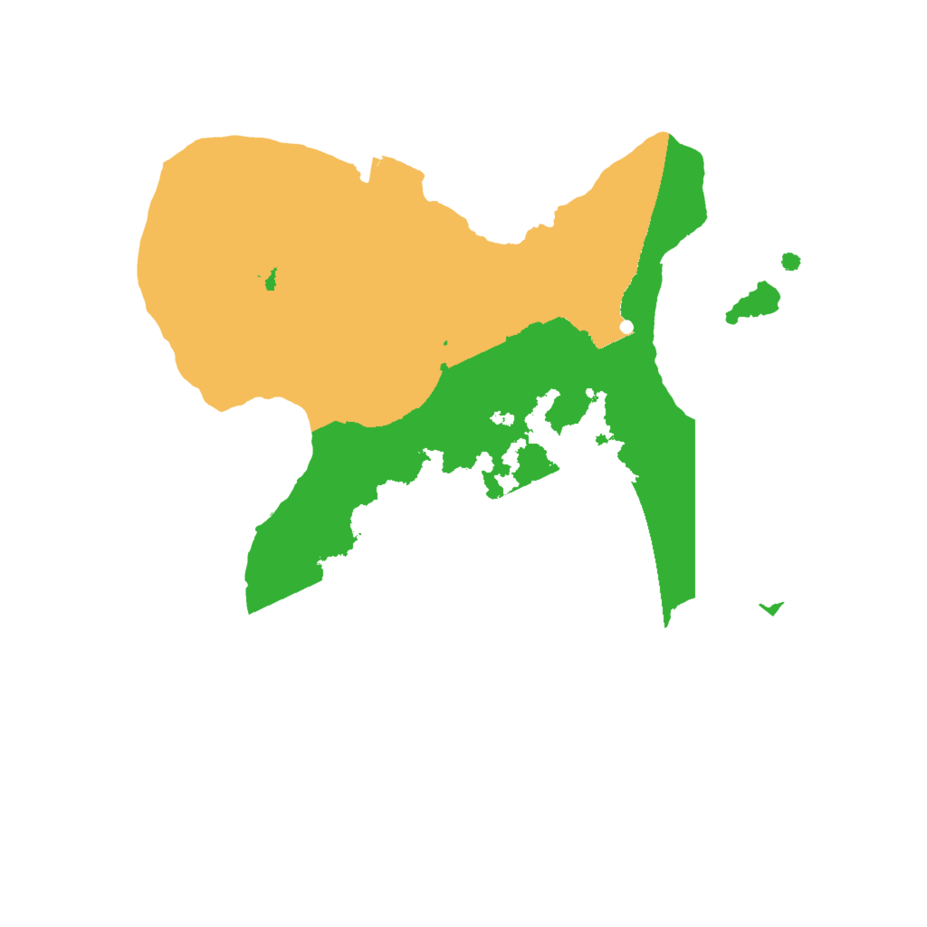 Biome Rust Map: Procedural Map, Size: 2000, Seed: 339659421