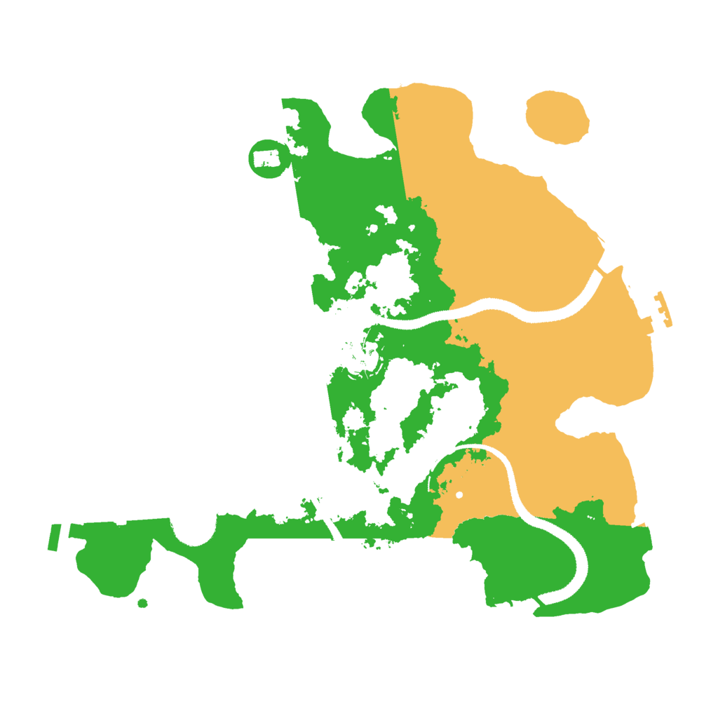 Biome Rust Map: Procedural Map, Size: 3000, Seed: 1216559169