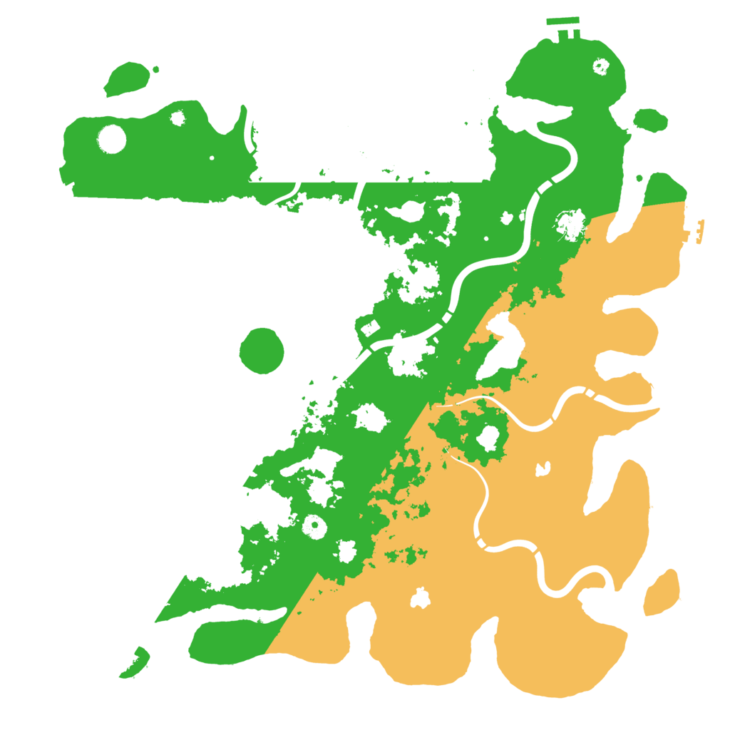Biome Rust Map: Procedural Map, Size: 4500, Seed: 244521