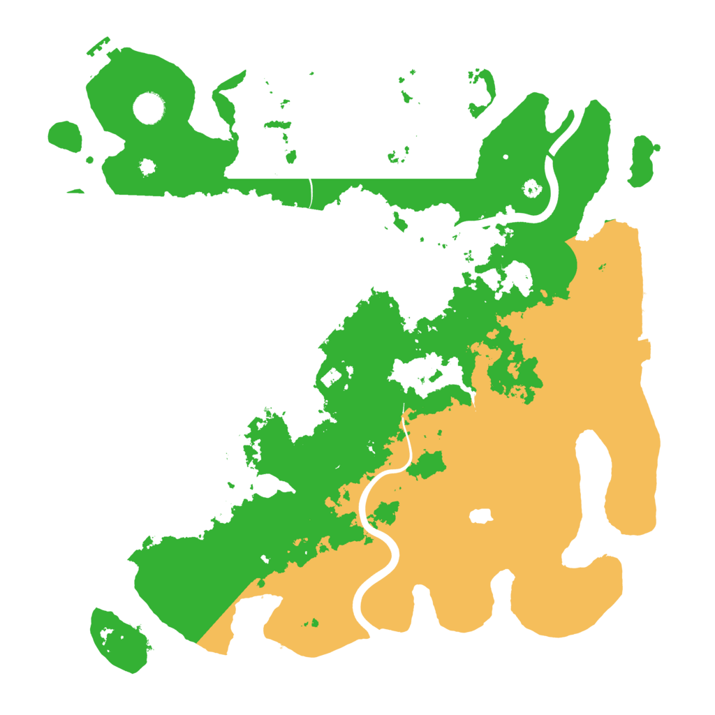 Biome Rust Map: Procedural Map, Size: 4000, Seed: 313497