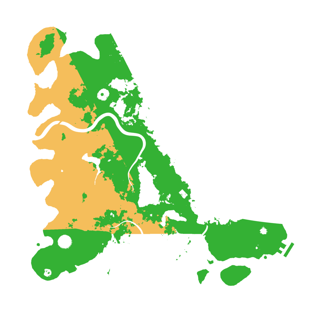 Biome Rust Map: Procedural Map, Size: 4000, Seed: 207674