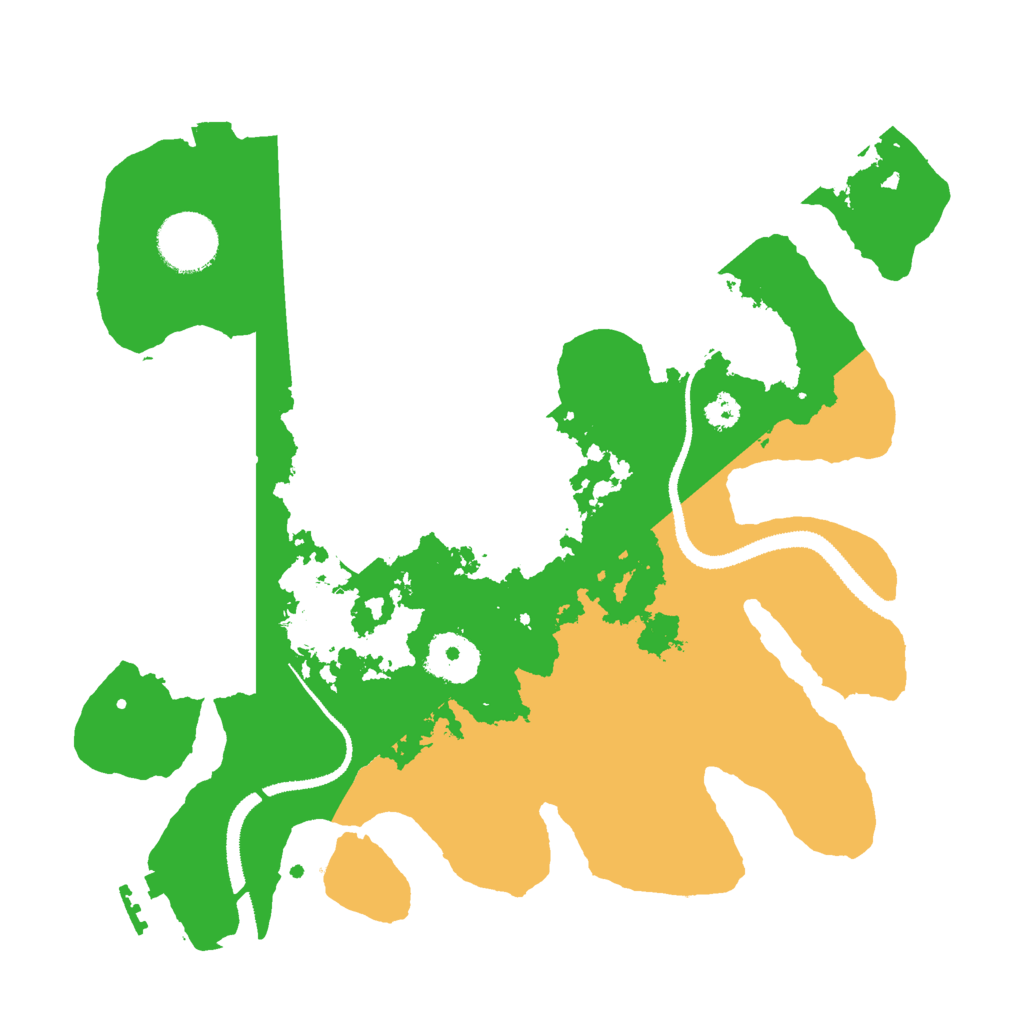 Biome Rust Map: Procedural Map, Size: 3000, Seed: 1023685598