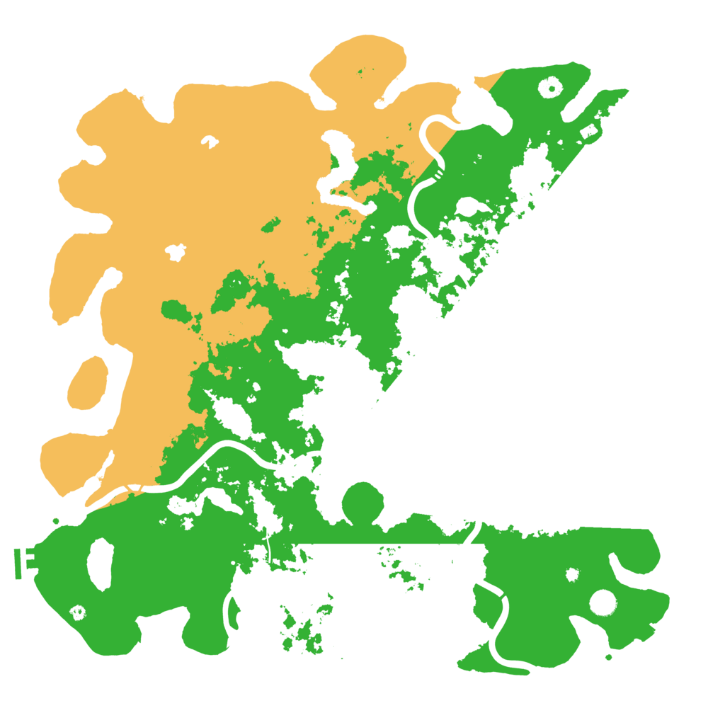 Biome Rust Map: Procedural Map, Size: 4800, Seed: 2082721424