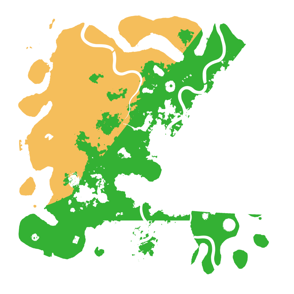 Biome Rust Map: Procedural Map, Size: 4096, Seed: 1164705986