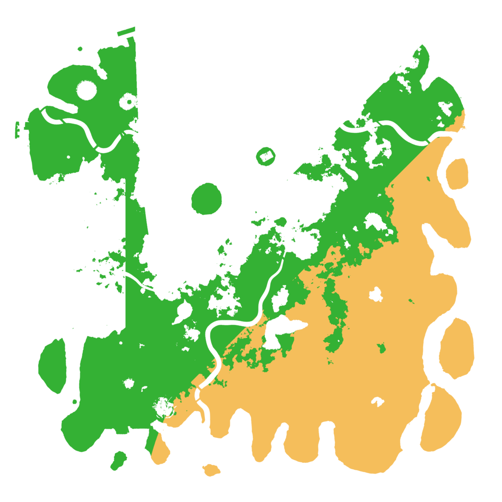 Biome Rust Map: Procedural Map, Size: 4500, Seed: 158473920