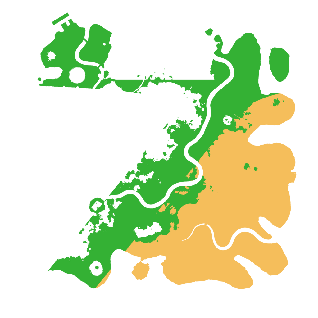 Biome Rust Map: Procedural Map, Size: 3500, Seed: 115547