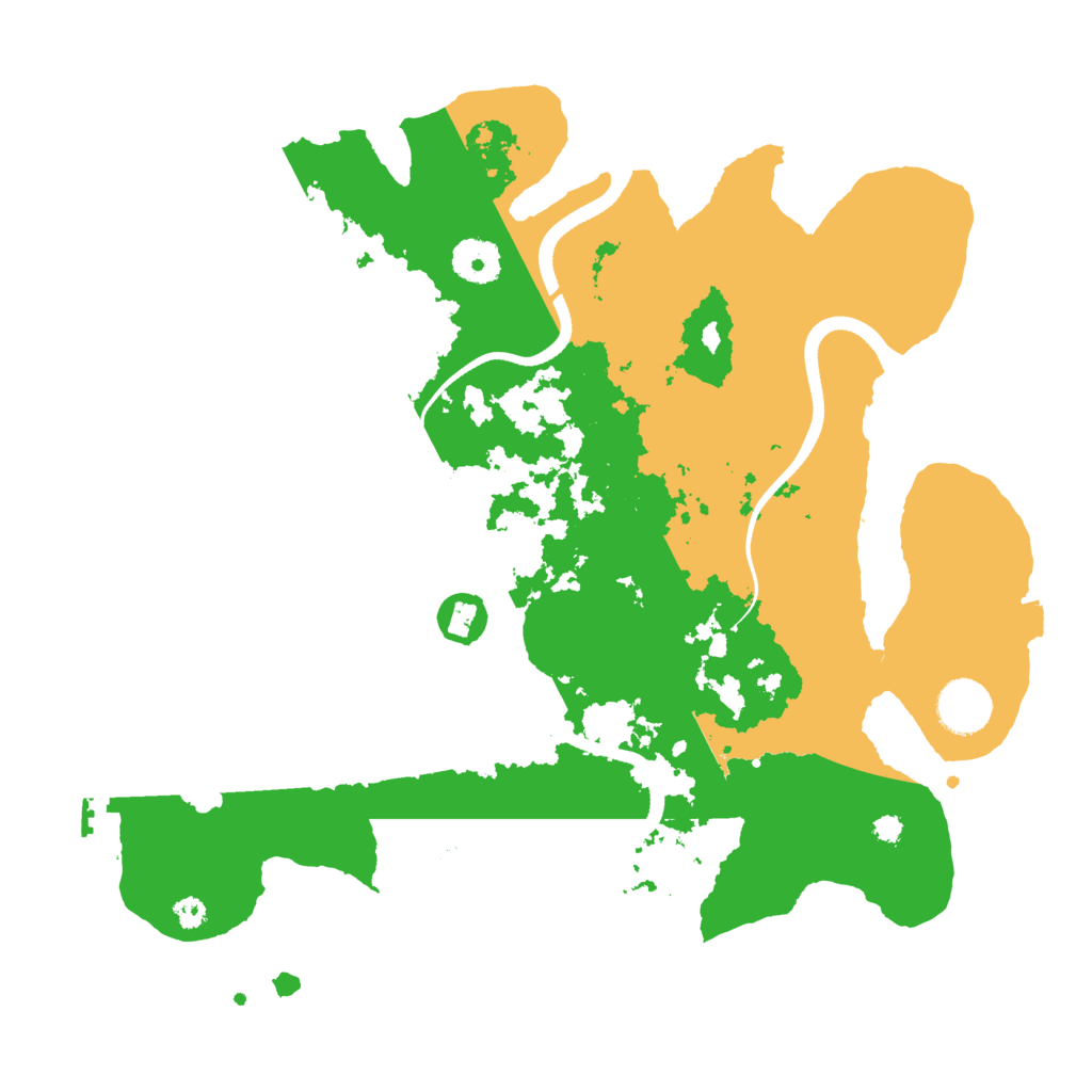 Biome Rust Map: Procedural Map, Size: 3500, Seed: 718763