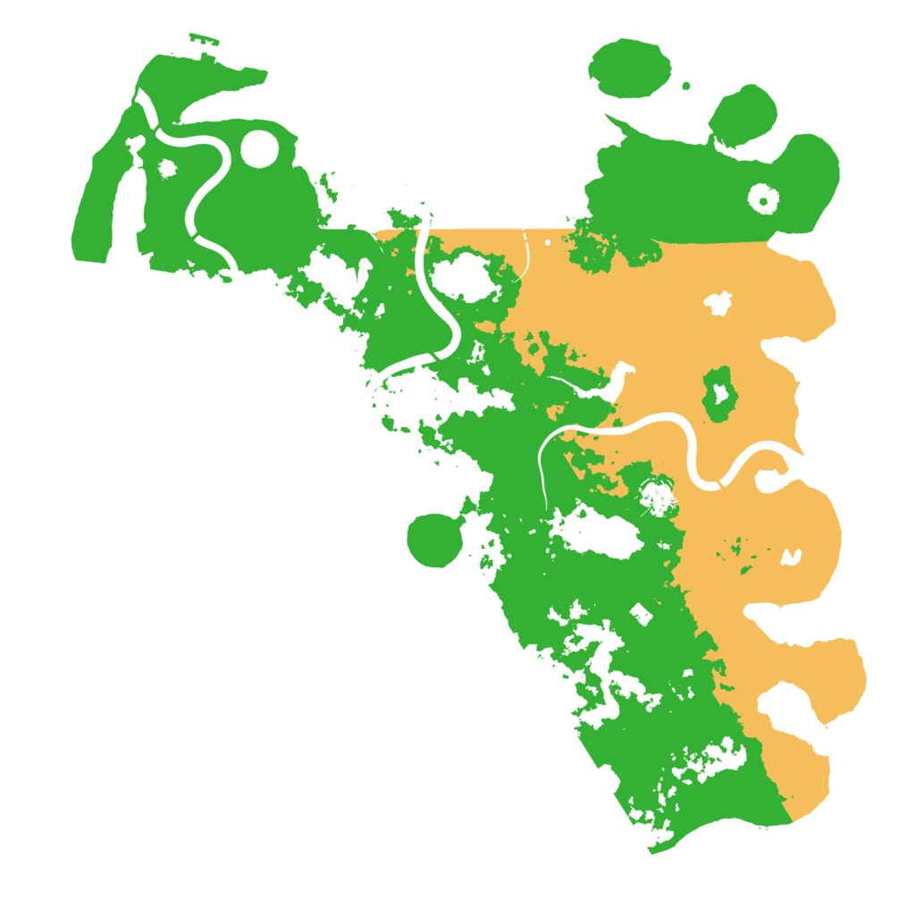 Biome Rust Map: Procedural Map, Size: 4500, Seed: 533365