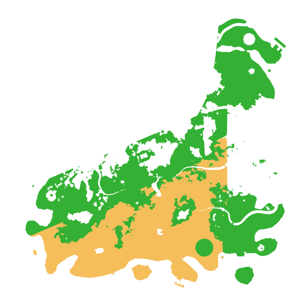 Biome Rust Map: Procedural Map, Size: 4500, Seed: 907243